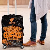 Greater Western Sydney Giants Luggage Cover Urban Graffiti Street Art - Bold Abstract Spray Paint TS04