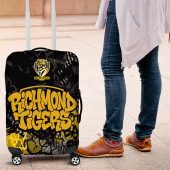 Richmond Tigers Luggage Cover Urban Graffiti Street Art - Bold Abstract Spray Paint TS04