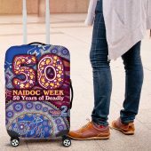 Brisbane Lions NAIDOC Week 2026 Luggage Cover Australian Aboriginal Dot Art Dreamtime Pattern Style TS04