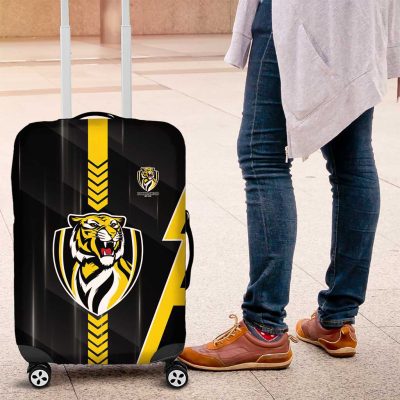 Richmond Tigers Luggage Cover Modern Geometric Sports Graphic Style TS04
