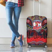 ANZAC Day Sydney Roosters Luggage Cover Military Memorial Aboriginal