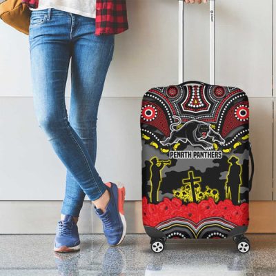 ANZAC Day Penrith Panthers Luggage Cover Military Memorial Aboriginal