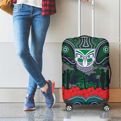 ANZAC Day New Zealand Warriors Luggage Cover Military Memorial