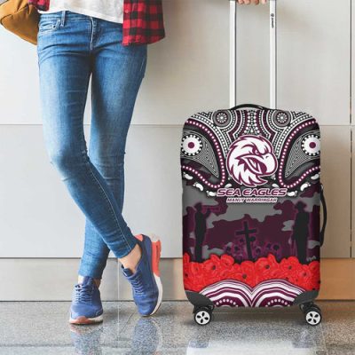 ANZAC Day Manly Warringah Sea Eagles Luggage Cover Military