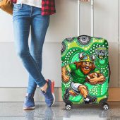Canberra Raiders Luggage Cover Aboriginal Dot Pattern