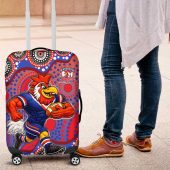 Sydney Roosters Luggage Cover Aboriginal Dot Pattern