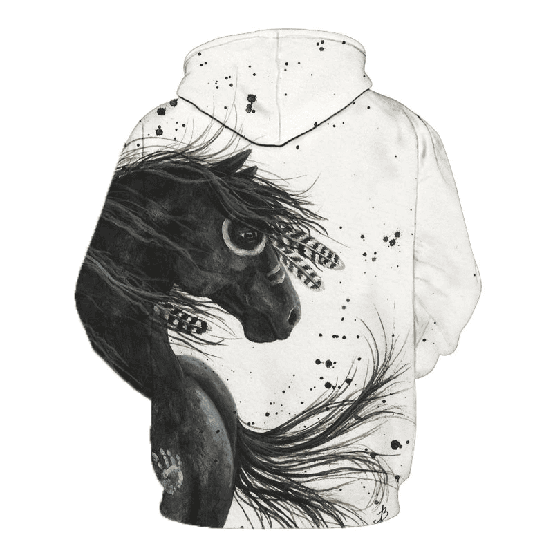 Gia Horse Art Hoodie for horse lovers Gia Horse Art Hoodie for horse lovers