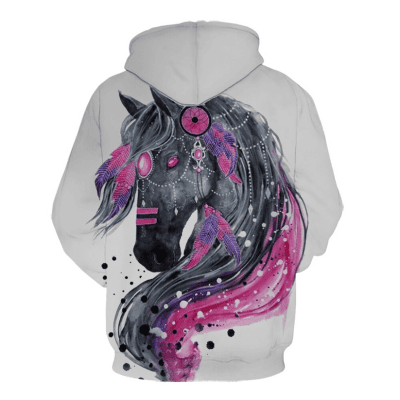 Zola Horse Art Hoodie for horse lovers