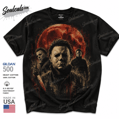 Michael Myers Blood Moon Legacy Vintage Horror T-Shirt