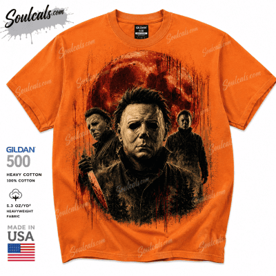 Michael Myers Blood Moon Legacy Vintage Horror T-Shirt