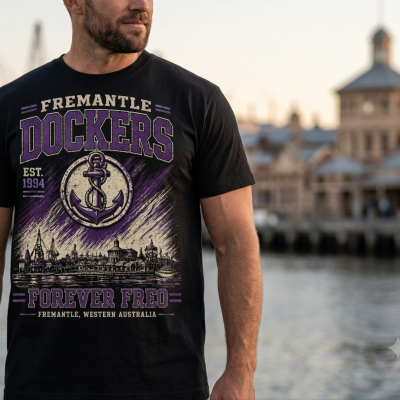 Fremantle Football Club Forever Freo Vintage Tshirt