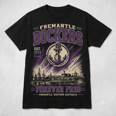 Fremantle Football Club Forever Freo Vintage Tshirt