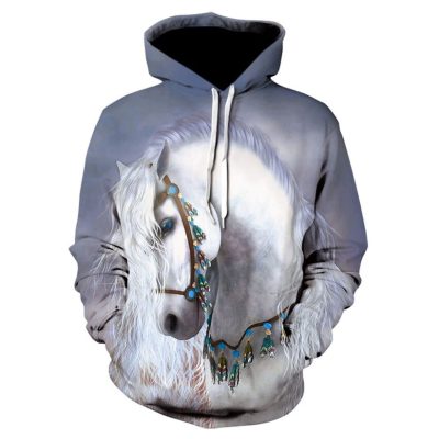 Etta Horse Art Hoodie for horse lovers