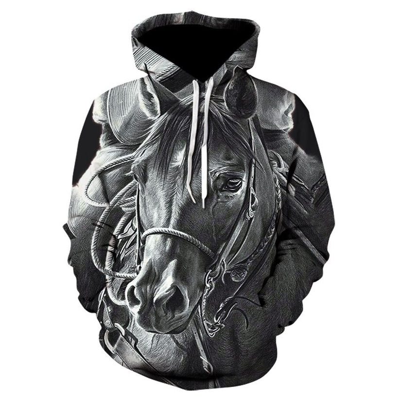 Alessandro Horse Art Hoodie for horse lovers Alessandro Horse Art Hoodie for horse lovers
