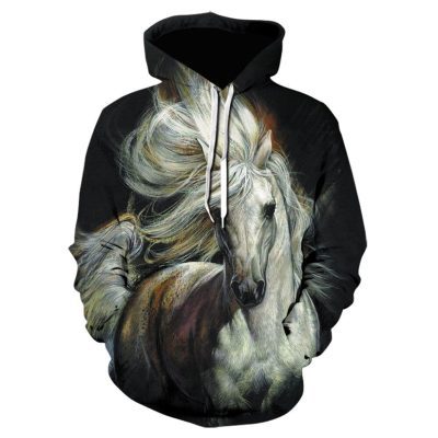 Serena Horse Art Hoodie for horse lovers