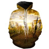 Luciana Horse Art Hoodie for horse lovers