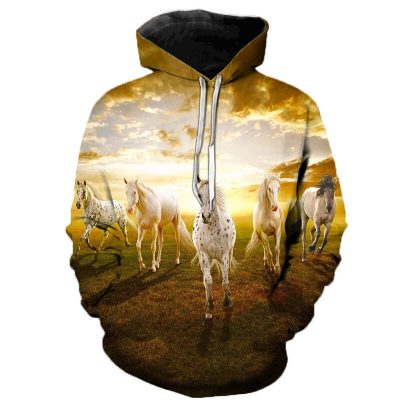 Luciana Horse Art Hoodie for horse lovers
