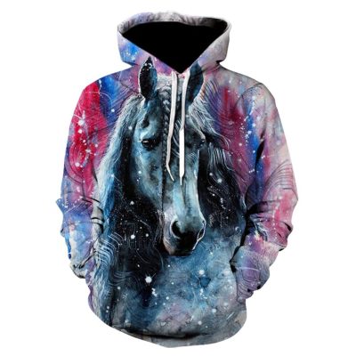 Camilla Horse Art Hoodie for horse lovers