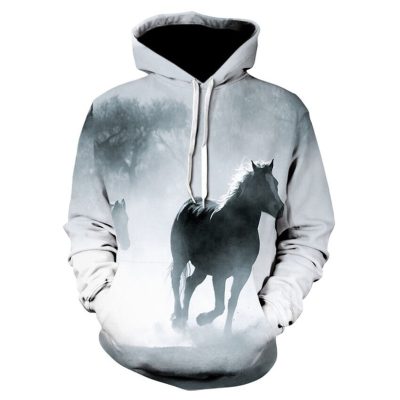 Isabella Horse Art Hoodie for horse lovers