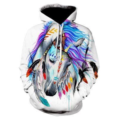 Dulce Horse Art Hoodie for horse lovers