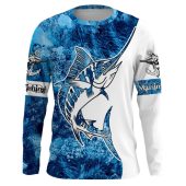Men's Bass Fishing Long Sleeve Shirt Outdoor Angler Apparel v3