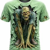 Halloween Breakthrough Art Zoobie Horror Halloween Hoodie Tshirt