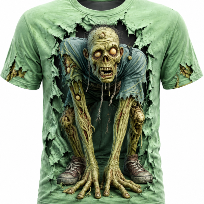 Halloween Breakthrough Art Zoobie Horror Halloween Hoodie Tshirt