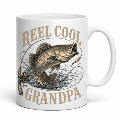 Personalized Barramundi Fishing White Ceramic Mug (11oz)