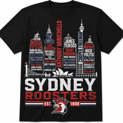 Brisbane Broncos Landmark Typography Player shirt Gift for Football Fans