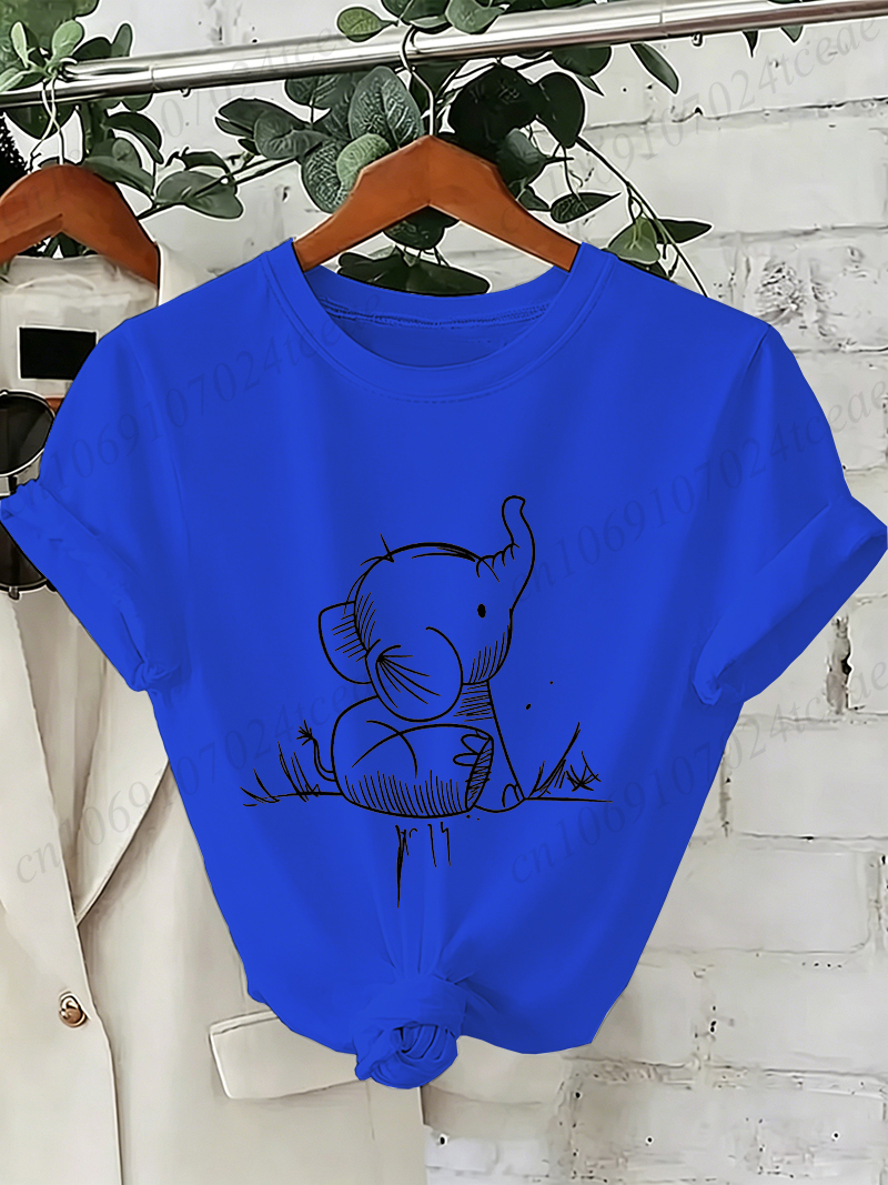 Elephant Graphic Women's T-shirt Elephant Graphic Women's T-shirt