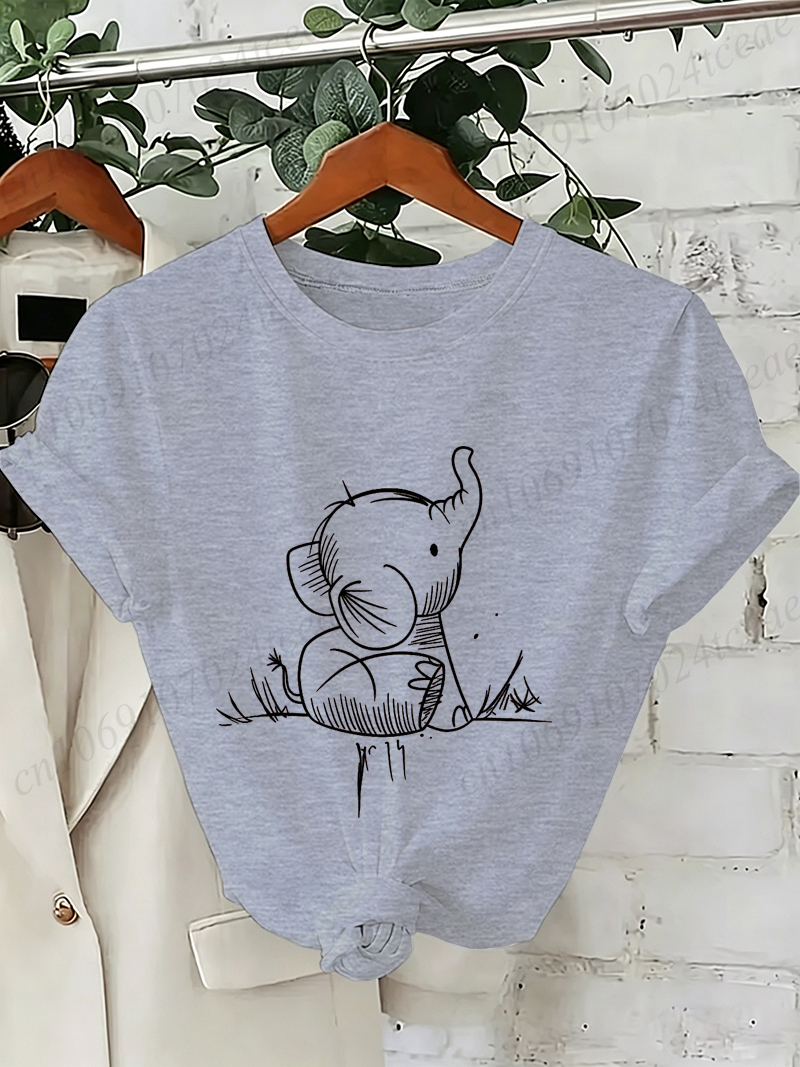 Elephant Graphic Women's T-shirt Elephant Graphic Women's T-shirt