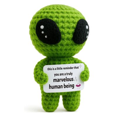 Handmade Crochet Alien Marvelous human being Knitted Doll Cute halloween decor Handmade Crochet Alien Marvelous human being Knitted Doll Cute halloween decor