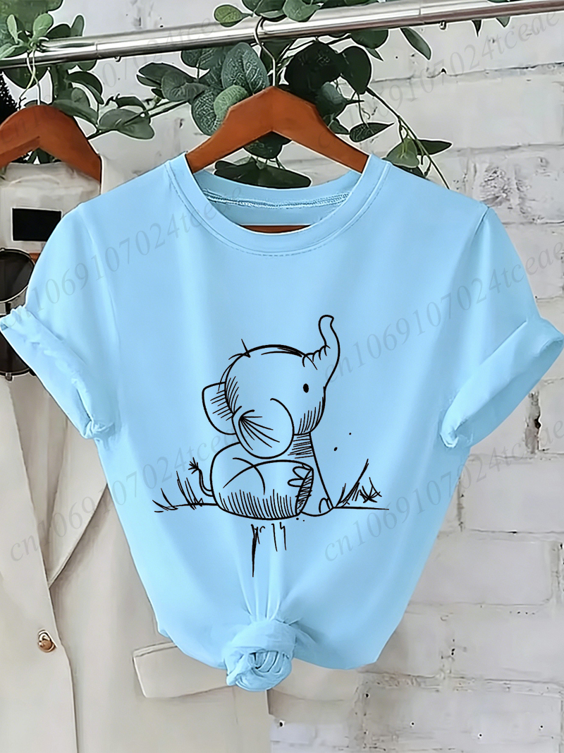 Elephant Graphic Women's T-shirt Elephant Graphic Women's T-shirt