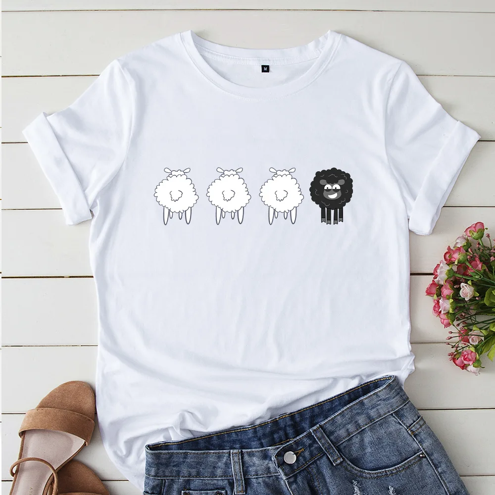 Sheep Graphic T Shirts For Women Sheep Graphic T Shirts For Women