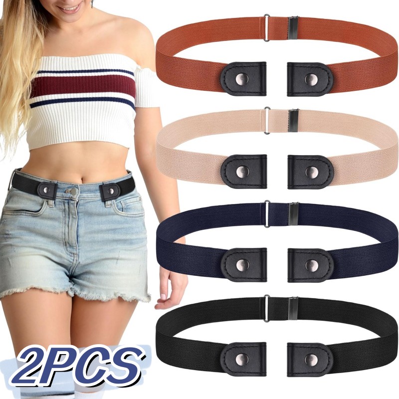 New Adjustable Belts Women Buckle-Free Waist Jeans Pants Stretch Elastic Waist Men Canvas Belt Lazy Invisible Seamless Belt New Adjustable Belts Women Buckle-Free Waist Jeans Pants Stretch Elastic Waist Men Canvas Belt Lazy Invisible Seamless Belt
