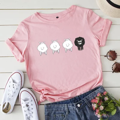 Sheep Graphic T Shirts For Women
