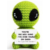 Handmade Crochet Alien Marvelous human being Knitted Doll Cute halloween decor