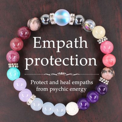 Natural Stone Bracelet Empath Protection Against Negativity for women Natural Stone Bracelet Empath Protection Against Negativity for women
