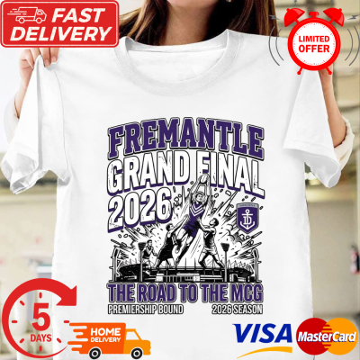 remantle Dockers 2026 Grand Final Tshirt for footy fans
