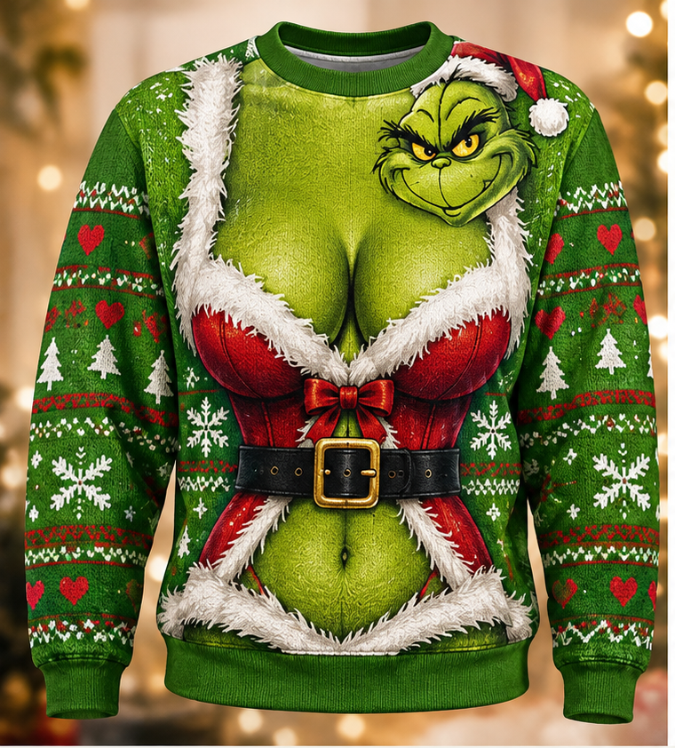 Funny Christmas Ugly Sweater The Grinch Sweatshirt for men and women Funny Christmas Ugly Sweater The Grinch Sweatshirt for men and women