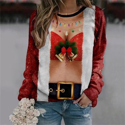 Funny Christmas Ugly Sweater Sexy Sweatshirt for men and women