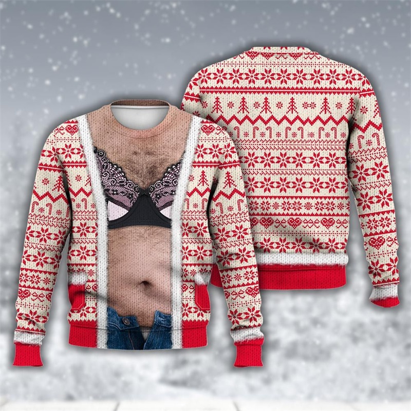 Funny Christmas Ugly Sweater Sexy Sweatshirt for men and women v9 Funny Christmas Ugly Sweater Sexy Sweatshirt for men and women v9