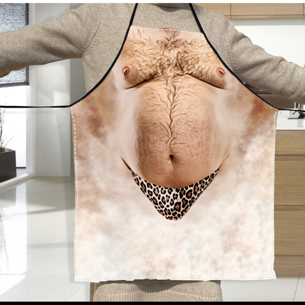 Funny Beer Belly Apron for Men - Novelty Kitchen Cooking Apron v1 Funny Beer Belly Apron for Men - Novelty Kitchen Cooking Apron v1