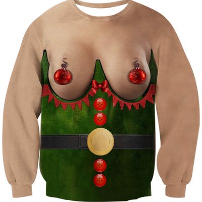 Funny Christmas Ugly Sweater Sexy Sweatshirt for men and women v9