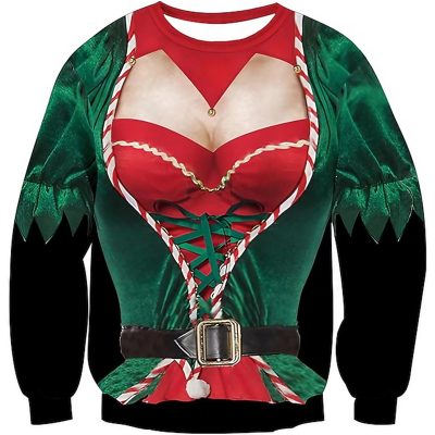 Funny Christmas Ugly Sweater Sexy Sweatshirt for men and women