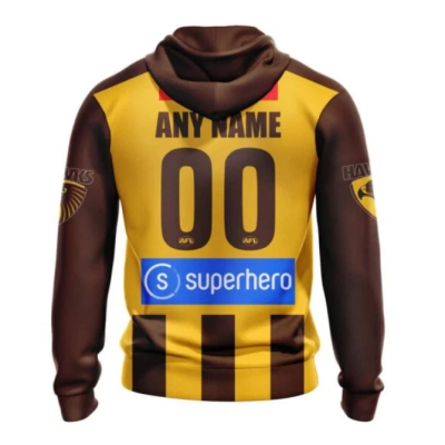 Hawthorn Hawks Custom Name Number 2026 Home Guernsey