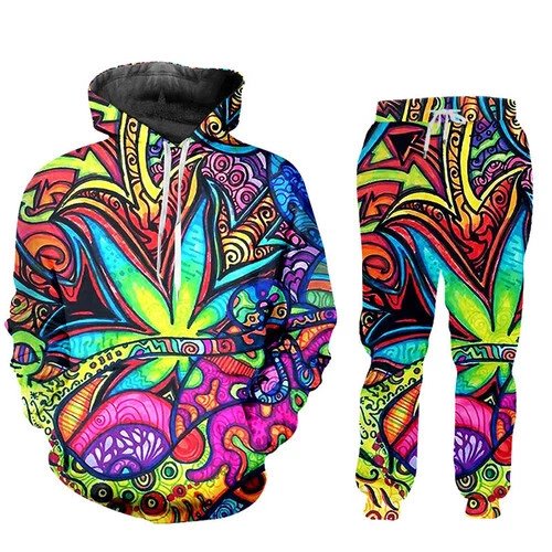 Women’s Flower Paisley Tracksuit Set – 3D Print Sweatshirt & Jogger Pants Women’s Flower Paisley Tracksuit Set – 3D Print Sweatshirt & Jogger Pants